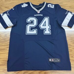 Nike On Field Dallas Cowboys Morris Claiborne Football Jersey Sz 48 NFL #24 Blue